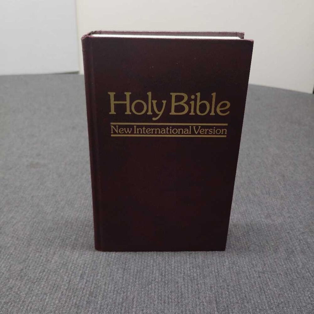 NIV Holy Bible New International Version Large Burgundy Hardcover IBS Book
